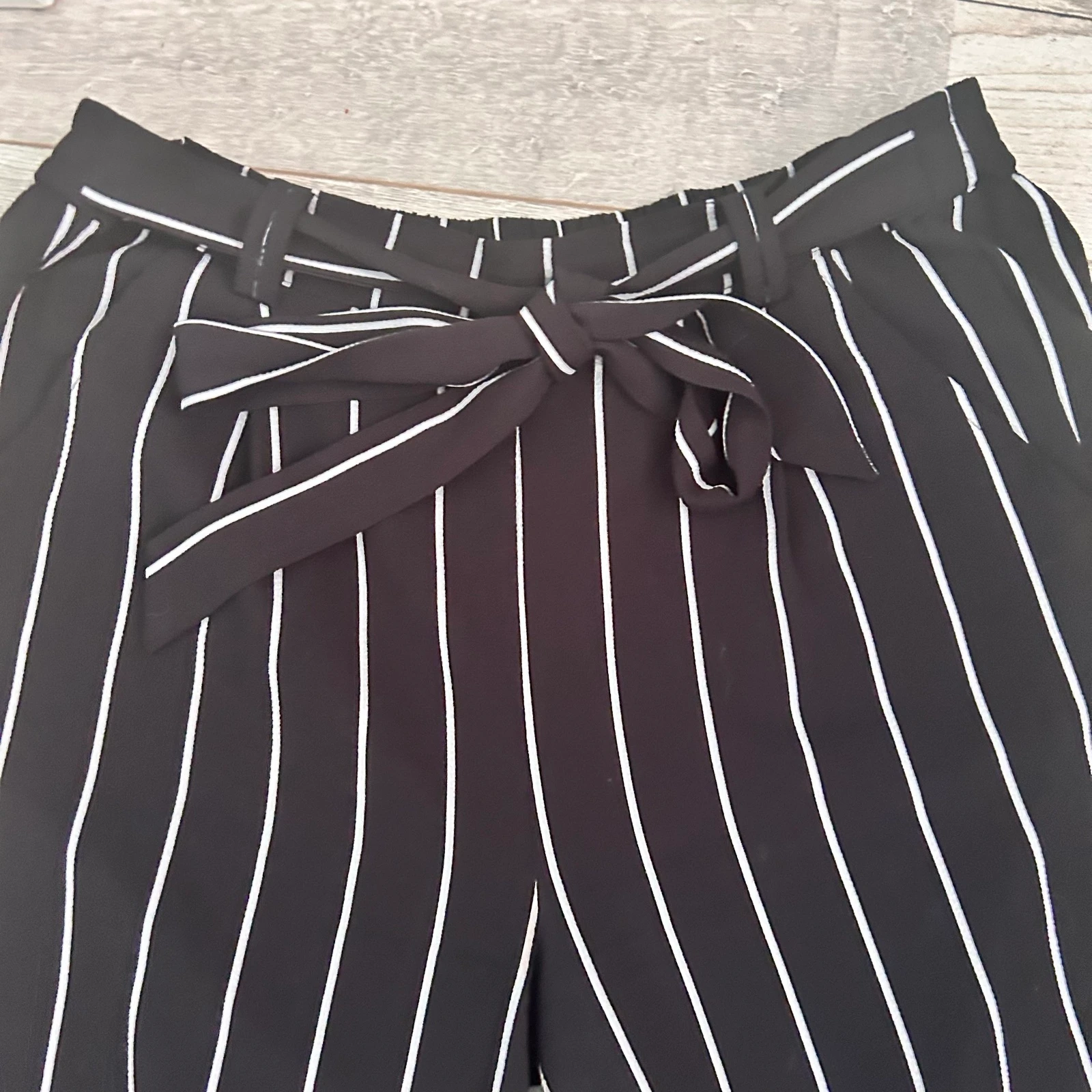 Only Korte Broek / Culotte Zwart met Witte Strepen – Maat 40 – photo 3